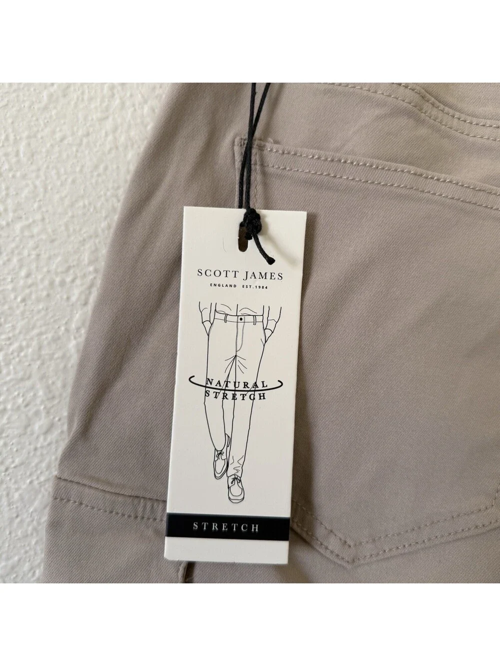 NEW Scott James Cargo Shorts Superior Stretch Size 32 Light Khaki NWT Utility